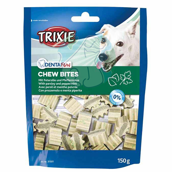 تشویقی دنتال سبزیجات 150گرمی Chew bites Trixie